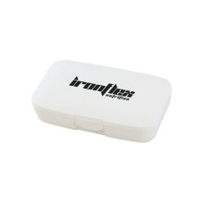 Таблетниця (органайзер) для спорту IronFlex Pill Box White