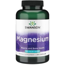 Мікроелемент Магній Swanson Magnesium 200 mg 250 Caps