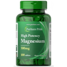 Мікроелемент Магній Puritan's Pride Magnesium 500 mg 100 Tabs