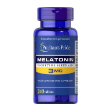 Мелатонін для сну Puritan's Pride Melatonin 3 mg 240 Tabs Мелатонін для сну Puritan's Pride Melatonin 3 mg 240 Tabs