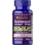 Ресвератрол Puritan's Pride Resveratrol 100 mg 60 Softgels