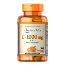 Вітамін C Puritan's Pride Vitamin C-1000 mg with Bioflavonoids 100 Caps