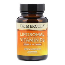 Вітамін D Dr. Mercola Liposomal Vitamin D3 10000 IU 30 Caps Вітамін D Dr. Mercola Liposomal Vitamin D3 10000 IU 30 Caps