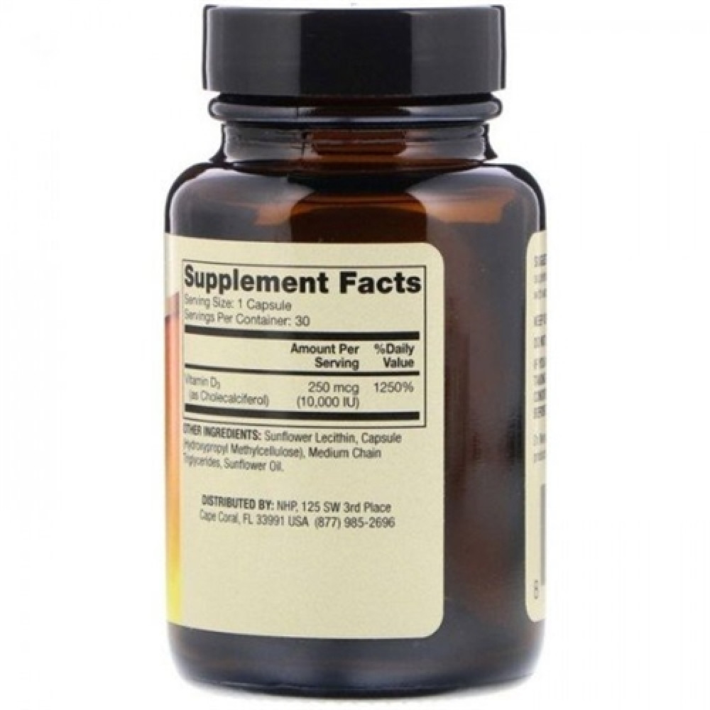 Вітамін D Dr. Mercola Liposomal Vitamin D3 10000 IU 90 Caps
