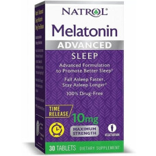Мелатонін для сну Natrol Melatonin Advanced Sleep 10 mg 30 Tabs Мелатонін для сну Natrol Melatonin Advanced Sleep 10 mg 30 Tabs