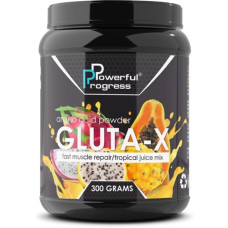 Глютамін для спорту Powerful Progress Gluta Х 300 g /30 servings/ Tropical mix