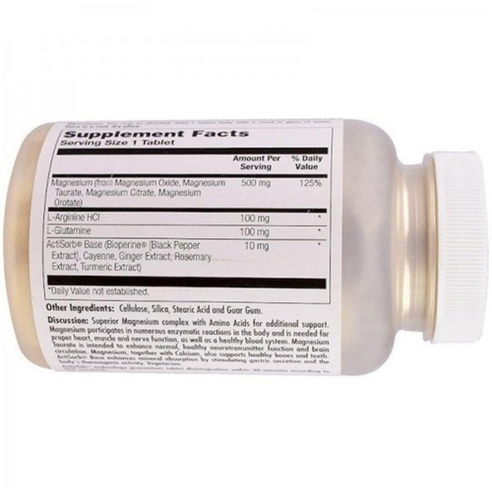 Мікроелемент Магній KAL Magnesium 500 mg 60 Tabs