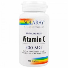 Вітамін C Solaray Vitamin C 500 mg 100 Veg Caps