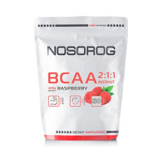 Амінокислота BCAA для спорту Nosorog Nutrition BCAA 2:1:1 400 g /72 servings/ Raspberry