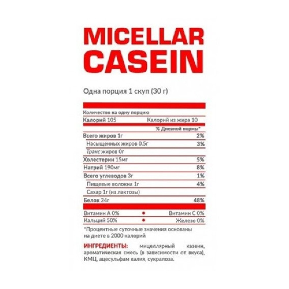 Протеїн Nosorog Nutrition Casein 700 g /23 servings/ Unflavored