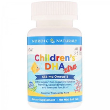 Омега 3 Nordic Naturals Children's DHA Xtra 636 mg 90 Mini Soft Gels Berries Омега 3 Nordic Naturals Children's DHA Xtra 636 mg 90 Mini Soft Gels Berries