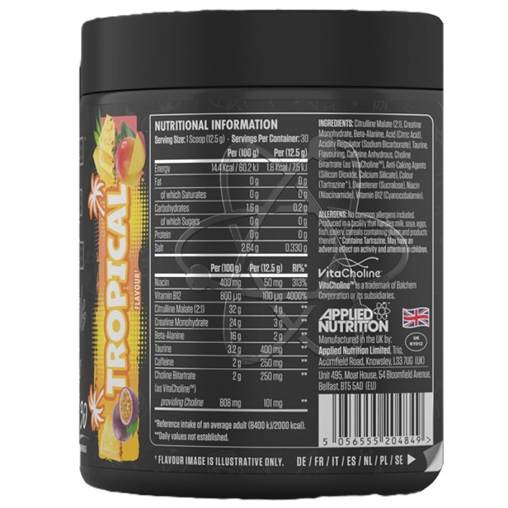 Комплекс до тренування Applied Nutrition ABE 315 g /30 servings/ Tropical