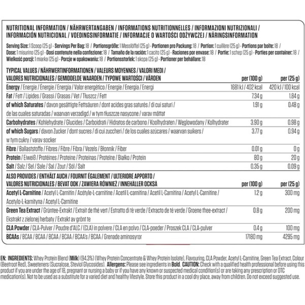 Протеїн Applied Nutrition Diet Whey 450 g /18 servings/ Strawberry Shake