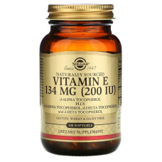 Вітамін E Solgar Vitamin E 200 IU 134 mg 100 Softgels