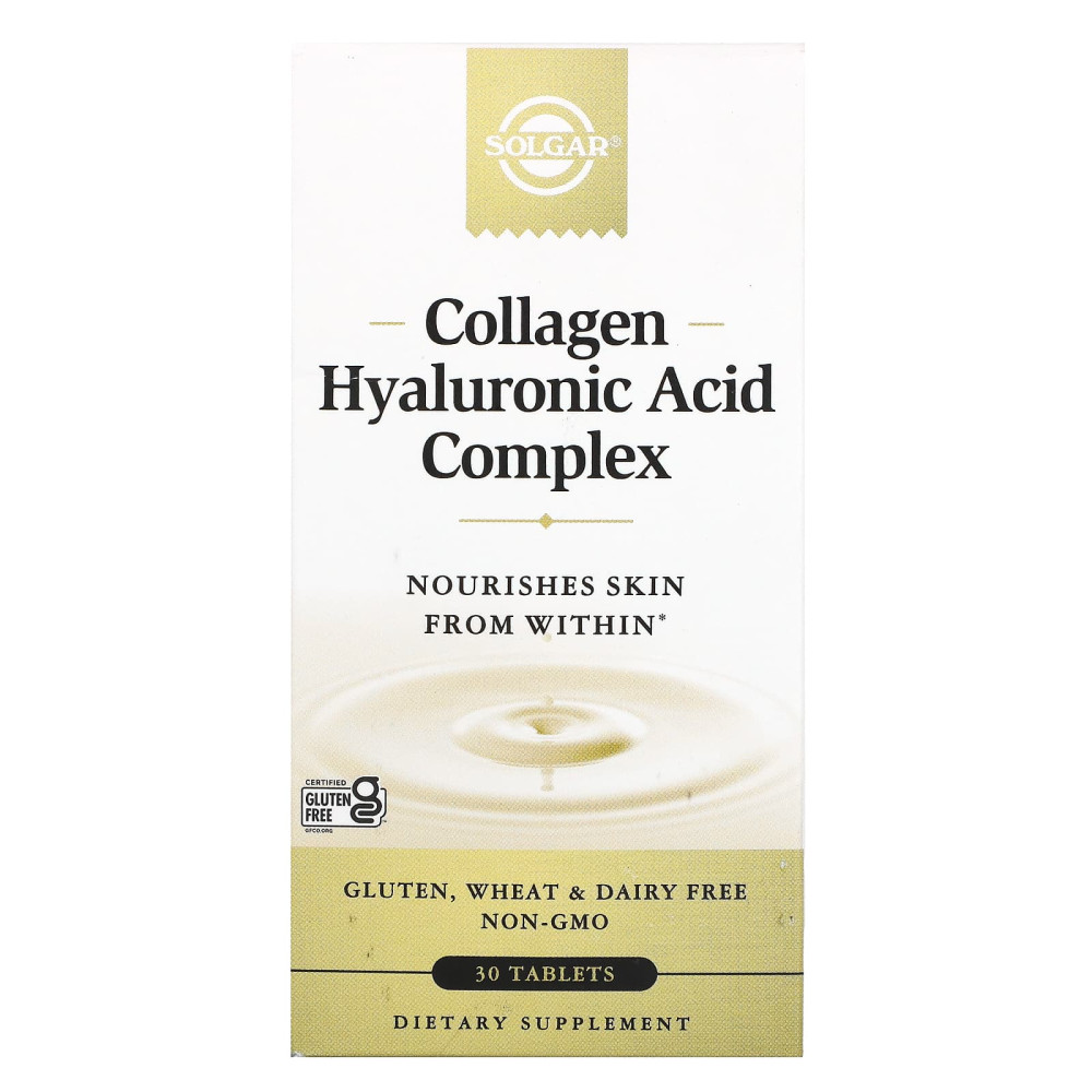 Комплекс для суглобів Solgar Collagen Hyaluronic Acid Complex 30 Tabs