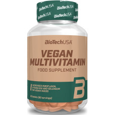 Вітамінно-мінеральний комплекс для спорту BioTechUSA Vegan Multivitamin 60 Tabs Вітамінно-мінеральний комплекс для спорту BioTechUSA Vegan Multivitamin 60 Tabs