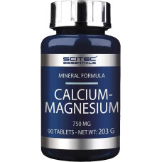 Мультимінерали для спорту Scitec Nutrition Calcium-Magnesium 90 Tabs