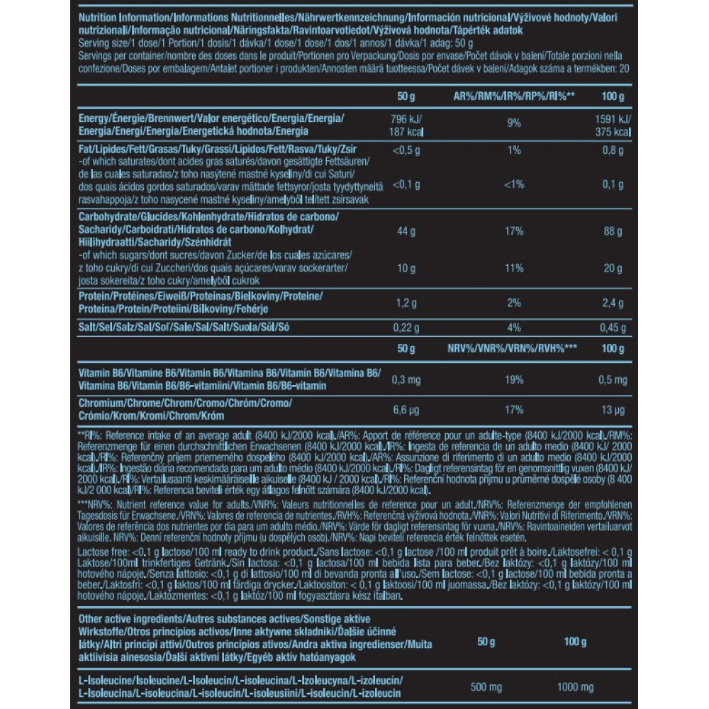 Комплекс до тренування Scitec Nutrition Super Carb Xpress 1000 g /20 servings/ Raspberry Tea