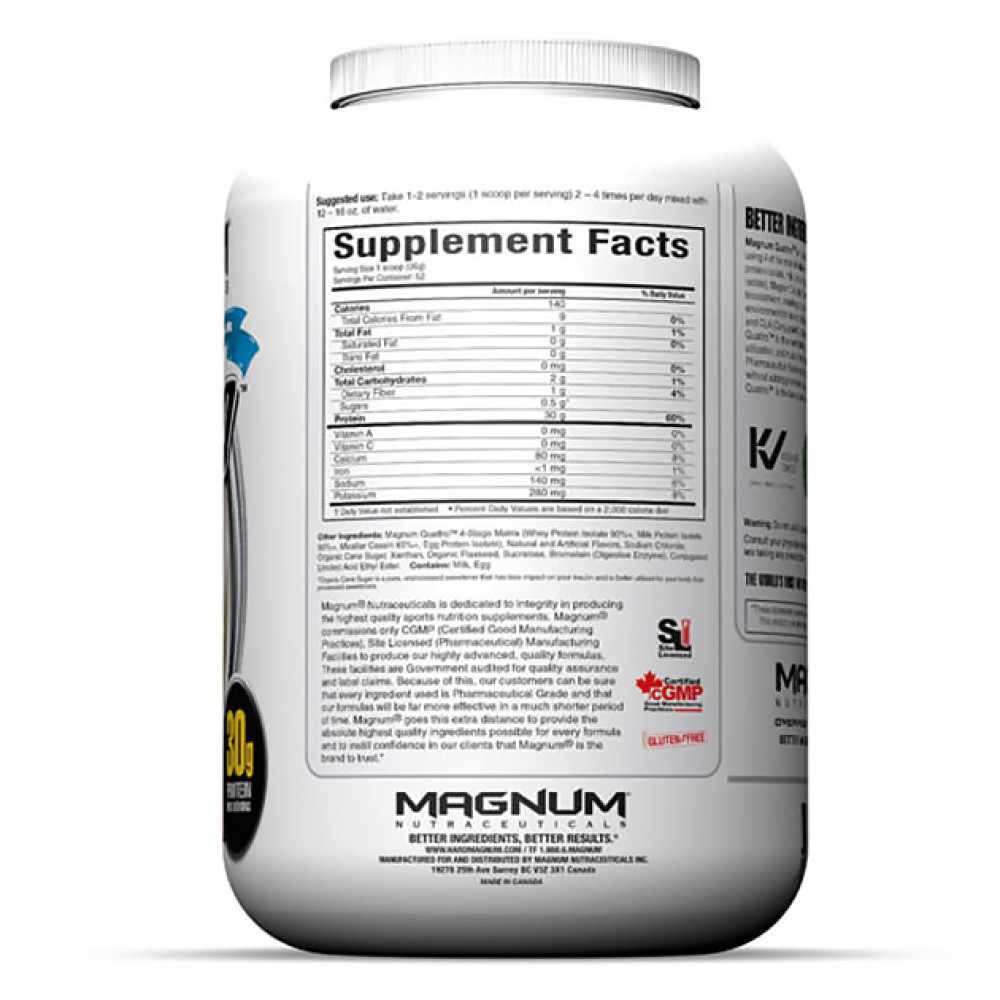 Протеїн Magnum Nutraceuticals Quattro 1820 g /50 servings/ Vanilla Ice Cream