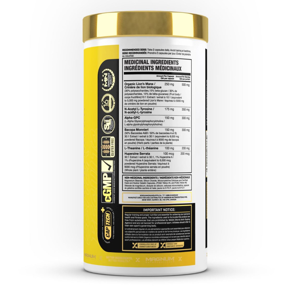 Натуральна добавка для спорту Magnum Nutraceuticals Mane Brain 60 Caps