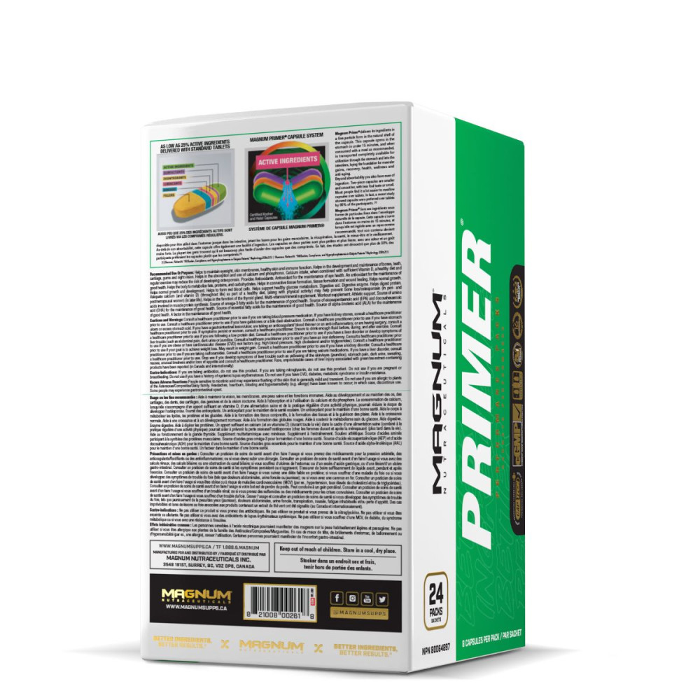 Вітамінно-мінеральний комплекс для спорту Magnum Nutraceuticals Primer Performance Packs 30 packs