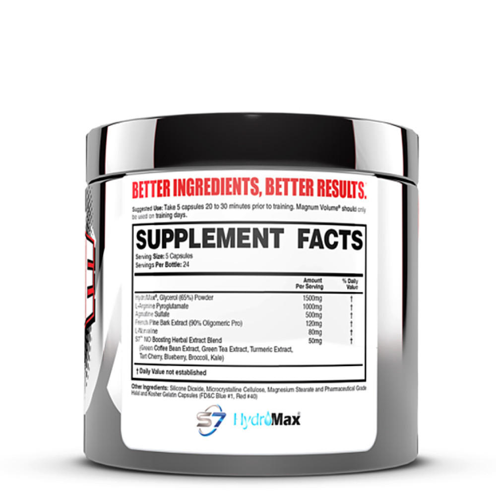Комплекс до тренування Magnum Nutraceuticals Volume Pump intensifier 120 Caps