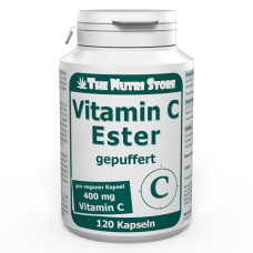 Вітамін C The Nutri Store Vitamin C Ester 400 mg 120 Veg Caps ФР-00000556