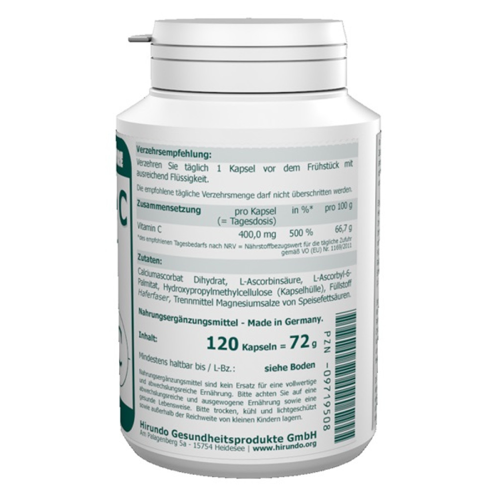 Вітамін C The Nutri Store Vitamin C Ester 400 mg 120 Veg Caps ФР-00000556
