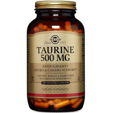 Таурін Solgar Taurine 500 mg 250 Veg Caps SOL-02702