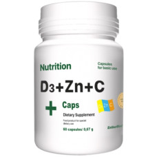 Вітамінно-мінеральний комплекс EntherMeal D3 + Zinc + С 60 Caps