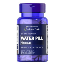 Урологічний препарат Puritan's Pride Water pill With Potassium Extra Strength 100 Caplets