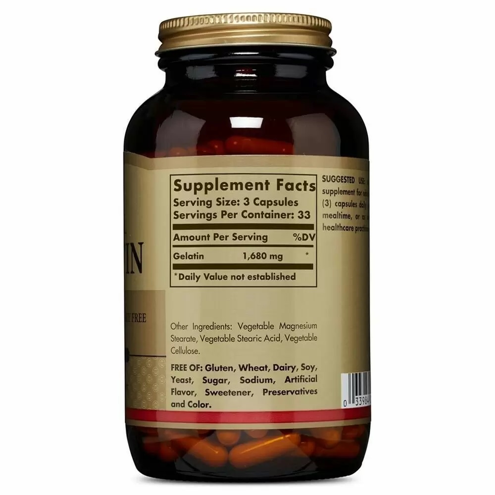 Желатин Solgar Gelatin 100 Caps