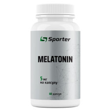 Мелатонін для спорту Sporter Melatonin 5 mg 60 Caps