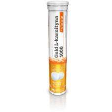Жироспалювач для спорту Olimp Nutrition Gold L-Carnitine 1000 And Chrom 20 effervescent tabs Lemon Lime
