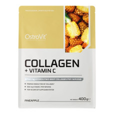 Хондропротектор (для спорту) OstroVit Collagen And Vitamin C 400 g /40 servings/ Pineapple