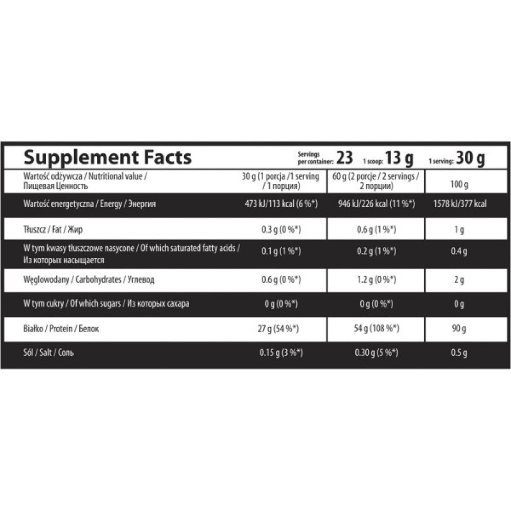 Протеїн OstroVit Whey Protein Isolate 700 g /23 servings/ Vanilla Wafers