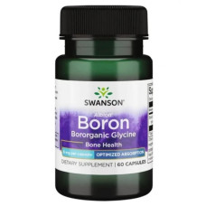 Мікроелемент Бор Swanson Albion Boron Bororganic Glycine 6 mg 60 Caps