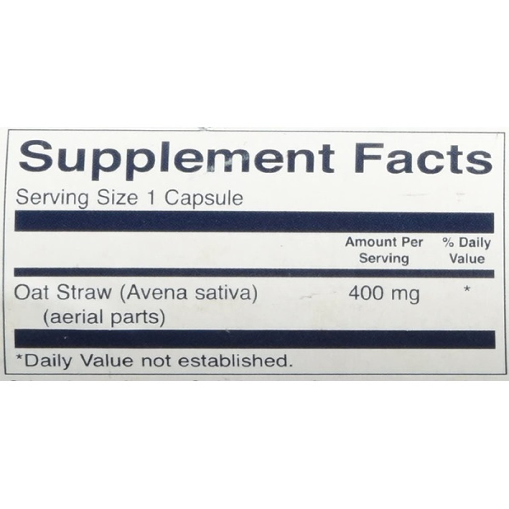 Тонізуючий засіб Swanson Full Spectrum Oat Straw 400 mg 60 Caps