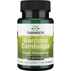 Гарцінія Swanson Garcinia Cambogia 5:1 Extract 80 mg 60 Caps