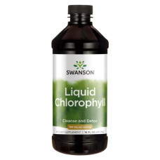 Комплекс для травлення Swanson Liquid Chlorophyll 100 mg 16 fl oz 473 ml /31 servings/