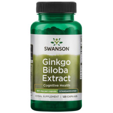 Гінкго Білоба Swanson Ginkgo Biloba Extract Standardized 60 mg 120 Caps