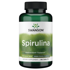 Спіруліна Swanson Spirulina 500 mg 180 Tabs
