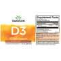 Вітамін D Swanson Vitamin D3 Bone and Immune Health 2000 IU 50mcg 29,6 ml