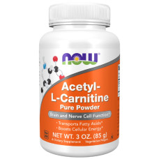 Комплекс Ацетил/Карнітін NOW Foods Acetyl-L-Carnitine powder 85 g /56 servings/