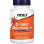 Вітамін C NOW Foods C-1000 Zinc 15 mg Immune 90 Veg Caps