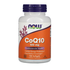 Коензим NOW Foods CoQ10 100 mg 150 Softgels