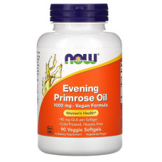 Олія вечірньої примули NOW Foods Evening Primrose Oil 1000 mg 90 Veg Caps