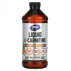 Карнітін NOW Foods L-Carnitine Liquid 1000 mg 473 ml /31 servings/ Tropical Punch