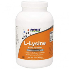 Амінокислота Лізін NOW Foods L-Lysine Powder 454 g /822 servings/