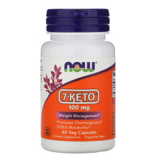 ДГЕА NOW Foods 7-Keto-DHEA 100 mg 60 Veg Caps